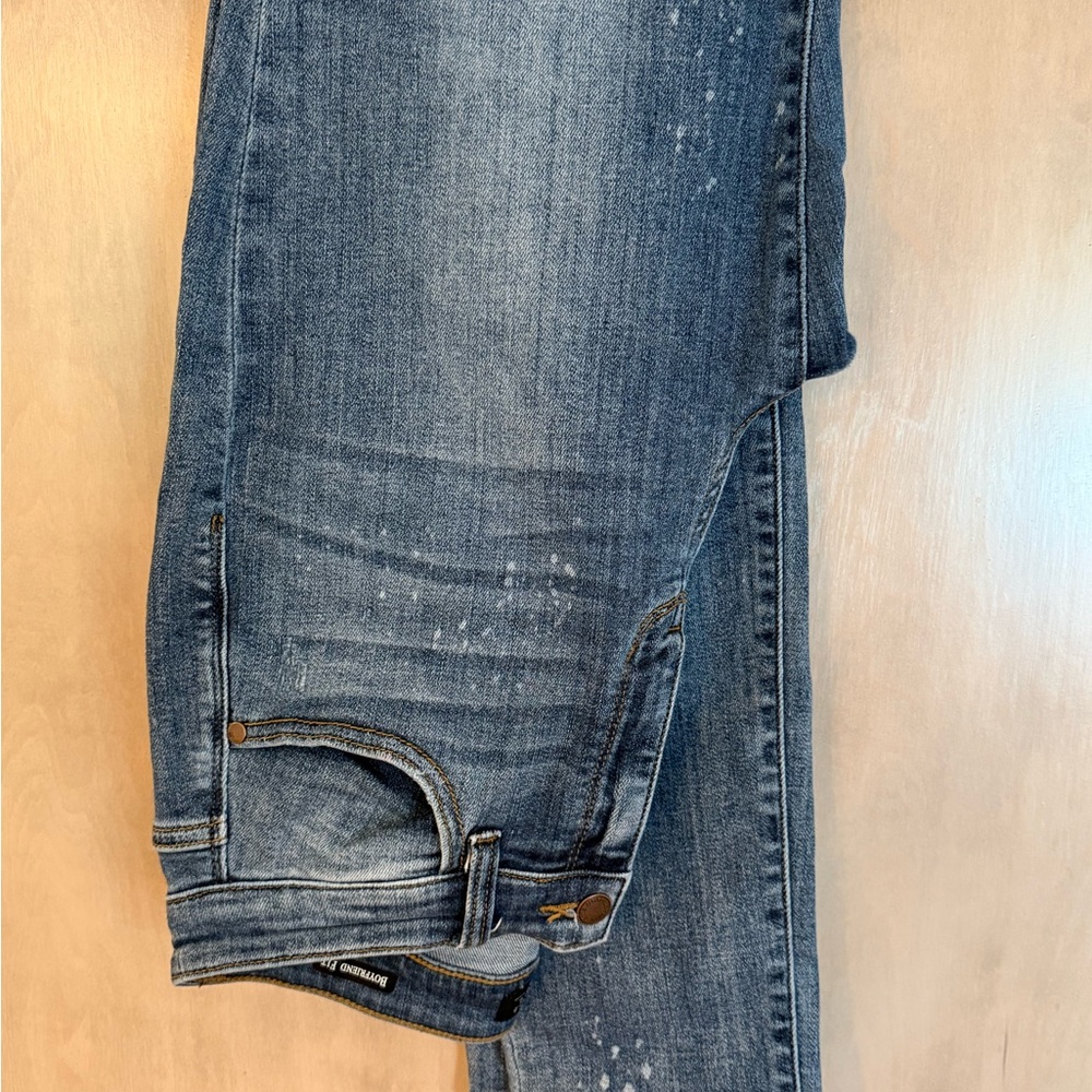 Judy Blue Women's Boyfriend Jeans - Blue